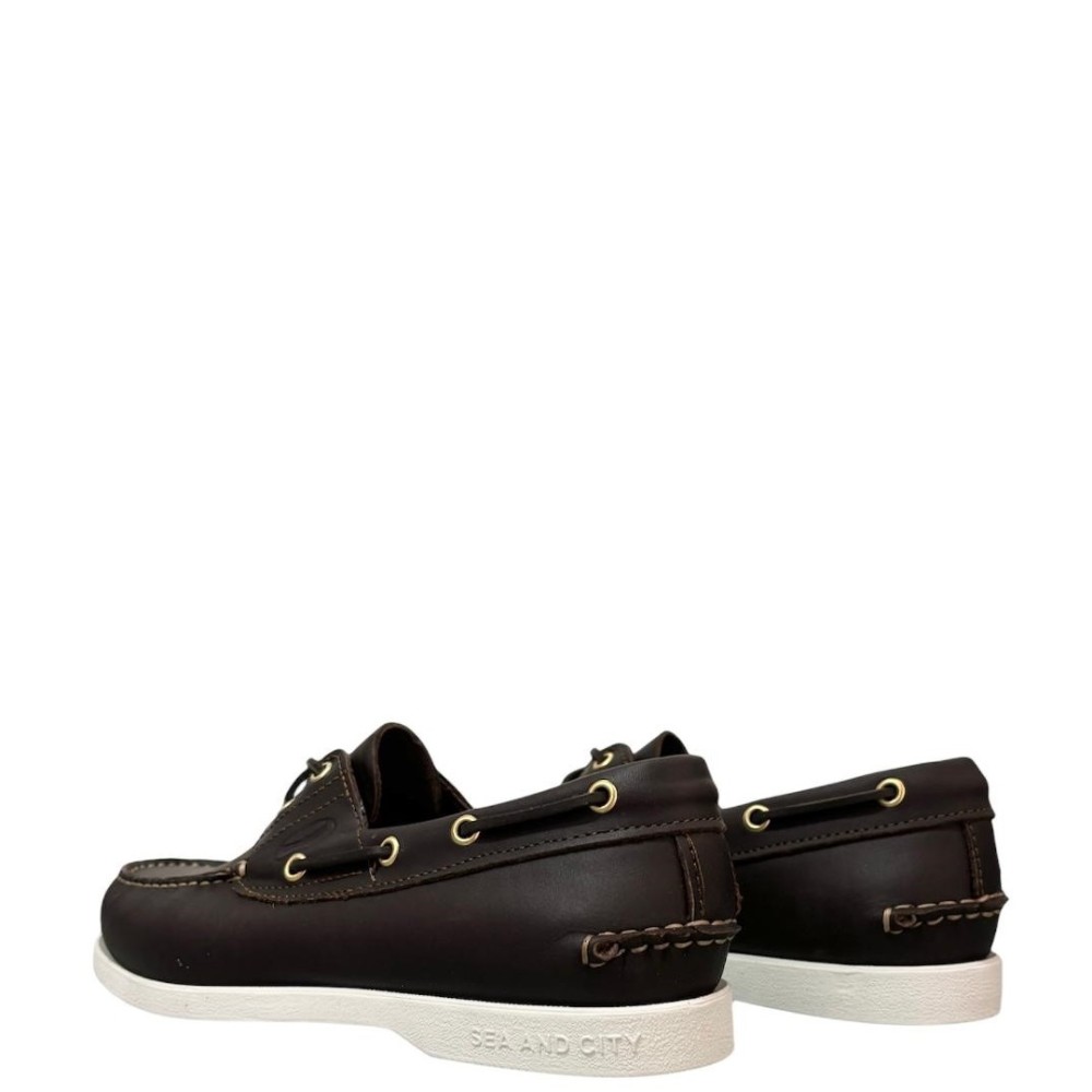 SEA & CITY</br>Ανδρικά Boat-shoes/Ιστιοπλοϊκά Καφέ/W Δέρμα C88 Sea & City SEA & CITY</br>Ανδρικά Boat-shoes/Ιστιοπλοϊκά Καφέ/W Δέρμα C88 Sea & City