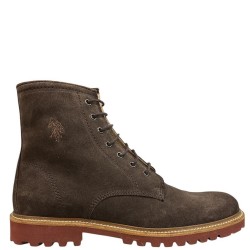 Ανδρικά Μποτάκια Καφέ Suede CAIRO-DKBR U.S. Polo Assn.