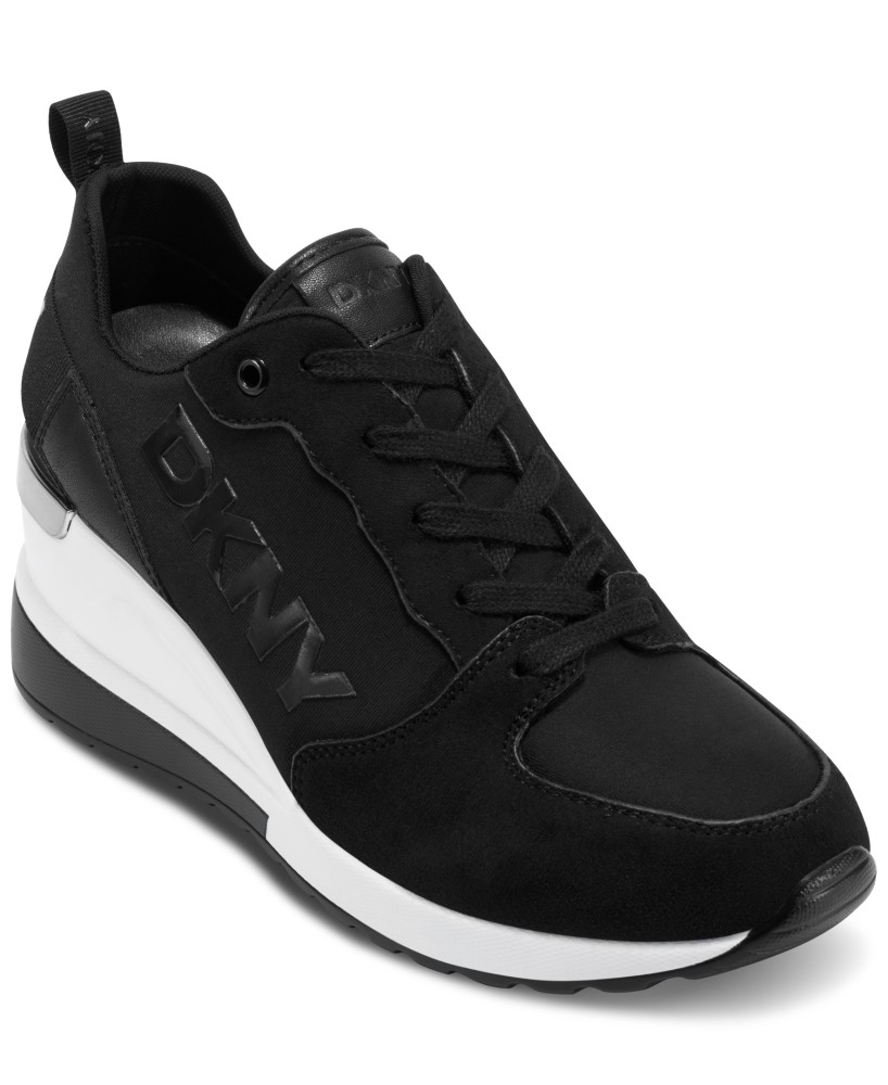 DKNY</br>DKNY CAIT K3502962-BLK Γυναικεία Sneakers Wedge Μαύρο