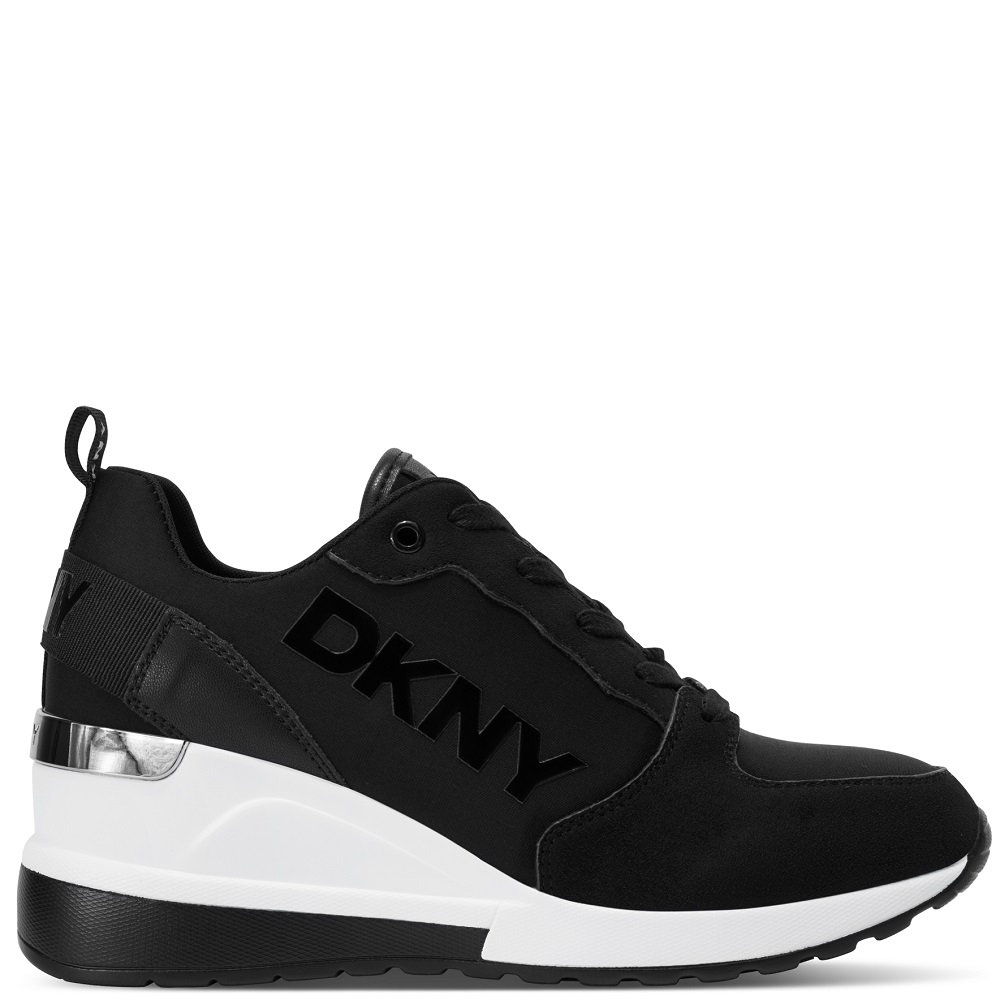 DKNY</br>DKNY CAIT K3502962-BLK Γυναικεία Sneakers Wedge Μαύρο DKNY</br>DKNY CAIT K3502962-BLK Γυναικεία Sneakers Wedge Μαύρο