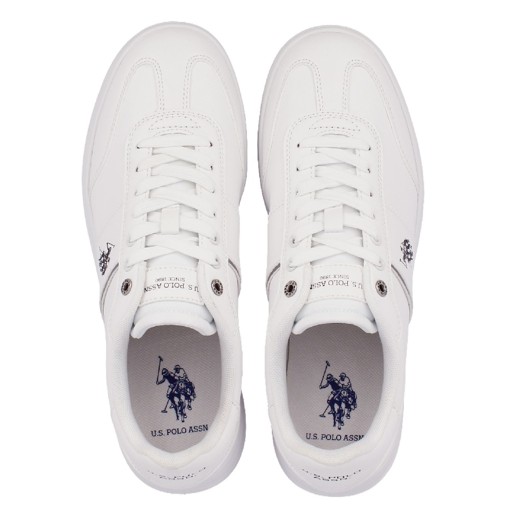 U.S. POLO ASSN.</br>U.S. Polo Assn. CAMPY004C-WHI Ανδρικά Sneakers Λευκό U.S. POLO ASSN.</br>U.S. Polo Assn. CAMPY004C-WHI Ανδρικά Sneakers Λευκό