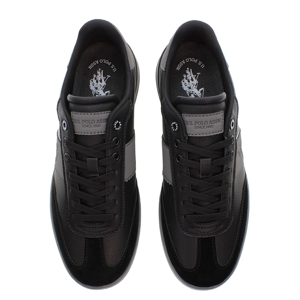 U.S. POLO ASSN.</br>U.S. Polo Assn. CAMPY004-BLK-GRY01 Ανδρικά Sneakers Μαύρο/Γκρι U.S. POLO ASSN.</br>U.S. Polo Assn. CAMPY004-BLK-GRY01 Ανδρικά Sneakers Μαύρο/Γκρι