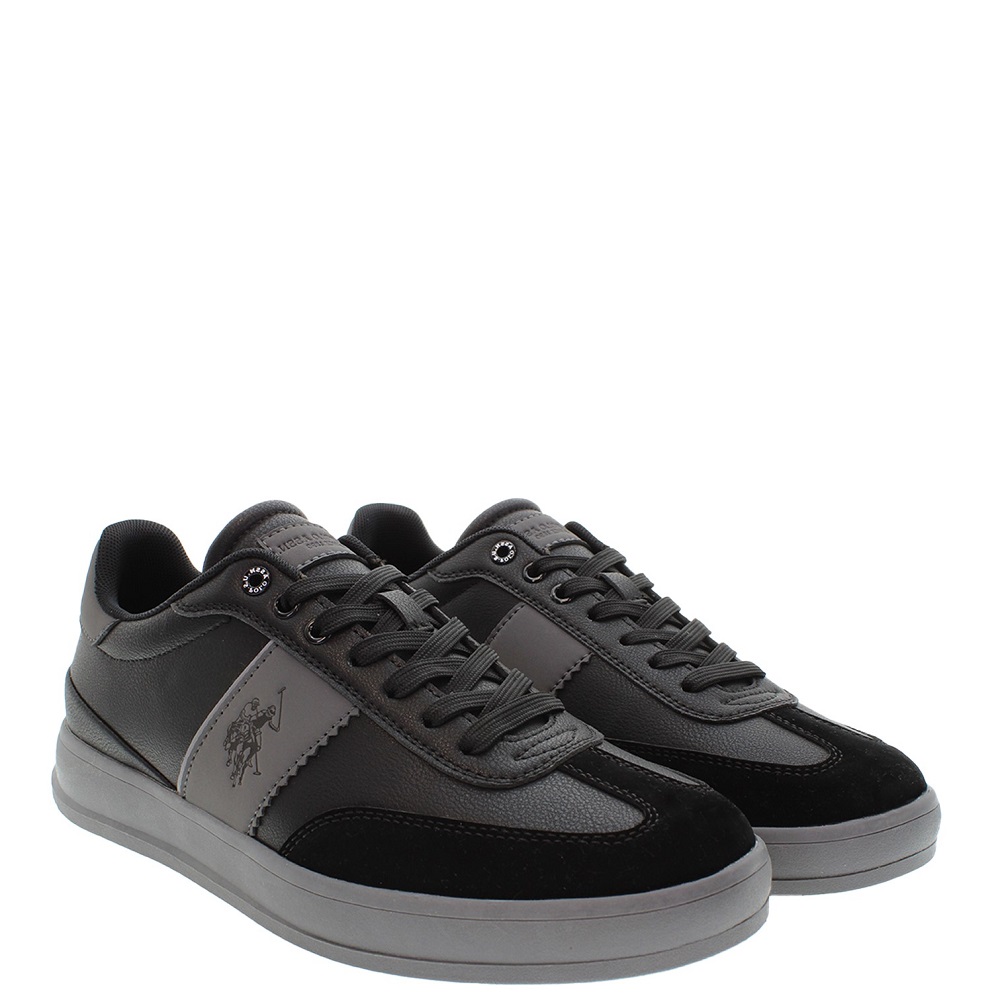 U.S. POLO ASSN.</br>U.S. Polo Assn. CAMPY004-BLK-GRY01 Ανδρικά Sneakers Μαύρο/Γκρι U.S. POLO ASSN.</br>U.S. Polo Assn. CAMPY004-BLK-GRY01 Ανδρικά Sneakers Μαύρο/Γκρι