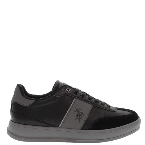U.S. Polo Assn. CAMPY004-BLK-GRY01 Ανδρικά Sneakers Μαύρο/Γκρι U.S. Polo Assn. CAMPY004-BLK-GRY01 Ανδρικά Sneakers Μαύρο/Γκρι