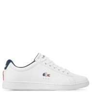 Ανδρικά Sneakers Λευκό Δέρμα CARNABY EVO TRI 1 SMA 7-39SMA0033407 Lacoste