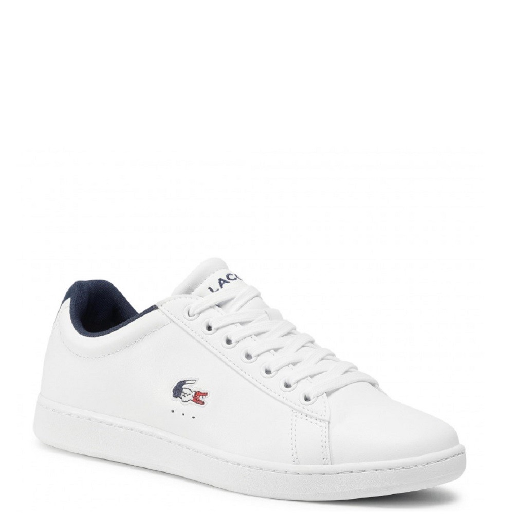 LACOSTE</br>Ανδρικά Sneakers Λευκό Δέρμα CARNABY EVO TRI 1 SMA 7-39SMA0033407 Lacoste LACOSTE</br>Ανδρικά Sneakers Λευκό Δέρμα CARNABY EVO TRI 1 SMA 7-39SMA0033407 Lacoste