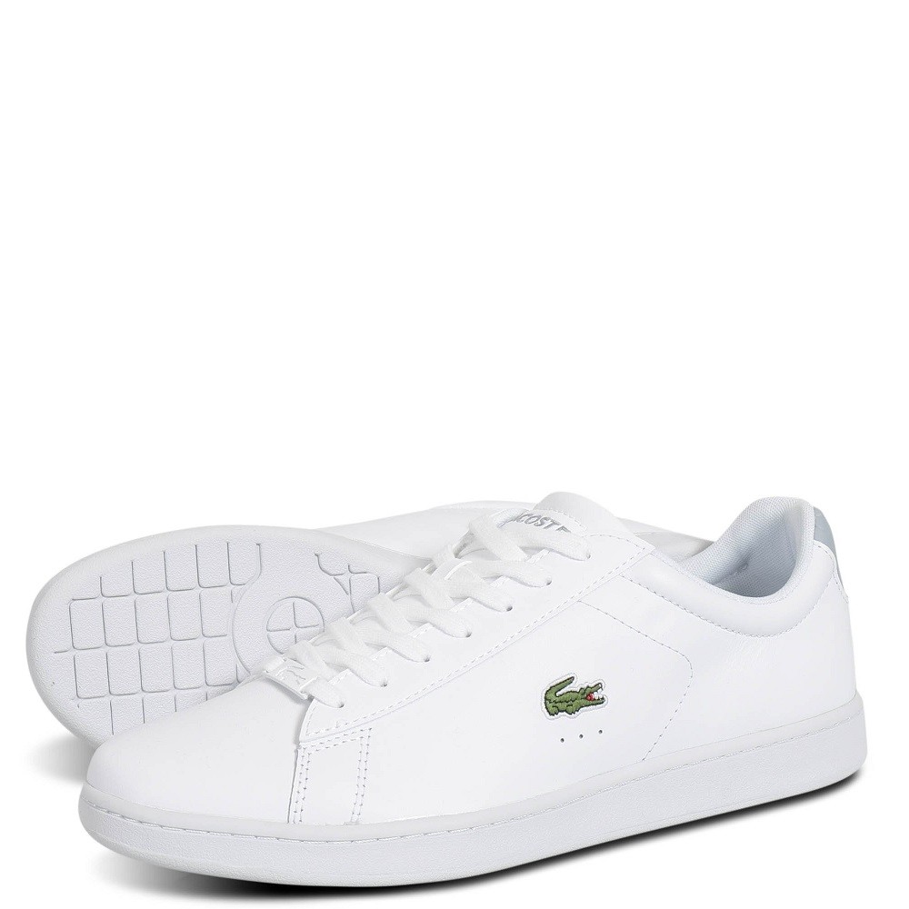 LACOSTE</br>Ανδρικά Sneakers Λευκό/Γκρι Δέρμα CARNABY EVO 0722 1 SMA 7-43SMA0018081 Lacoste LACOSTE</br>Ανδρικά Sneakers Λευκό/Γκρι Δέρμα CARNABY EVO 0722 1 SMA 7-43SMA0018081 Lacoste