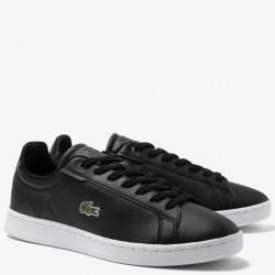 Ανδρικά Sneakers Μαύρο/Λευκό Δέρμα CARNABY PRO 745SMA0110312 Lacoste