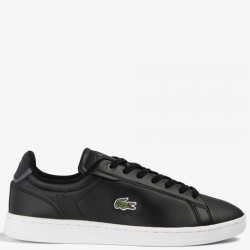 LACOSTE</br>Ανδρικά Sneakers Μαύρο/Λευκό Δέρμα CARNABY PRO 745SMA0110312 Lacoste