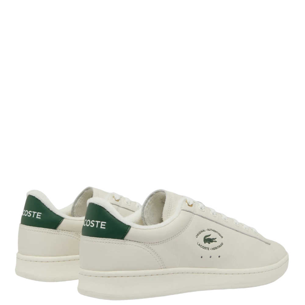 LACOSTE</br>Ανδρικά Sneakers Μπεζ/Πράσινο Δέρμα CARNABY SET 48SMA00121Y5 Lacoste LACOSTE</br>Ανδρικά Sneakers Μπεζ/Πράσινο Δέρμα CARNABY SET 48SMA00121Y5 Lacoste