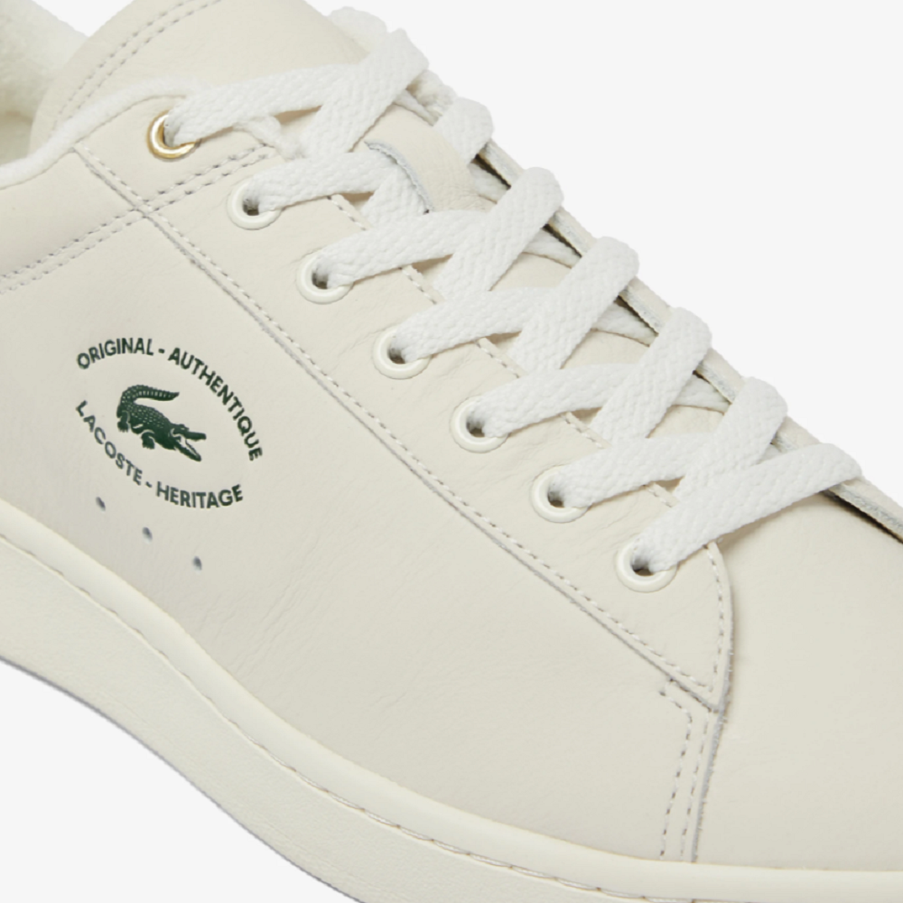 LACOSTE</br>Ανδρικά Sneakers Μπεζ/Πράσινο Δέρμα CARNABY SET 48SMA00121Y5 Lacoste LACOSTE</br>Ανδρικά Sneakers Μπεζ/Πράσινο Δέρμα CARNABY SET 48SMA00121Y5 Lacoste