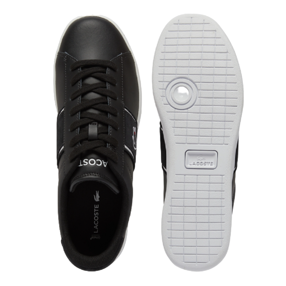 LACOSTE</br>Ανδρικά Sneakers Μαύρο/Λευκό Δέρμα CARNABY SET CGR 748SMA0013312 Lacoste LACOSTE</br>Ανδρικά Sneakers Μαύρο/Λευκό Δέρμα CARNABY SET CGR 748SMA0013312 Lacoste