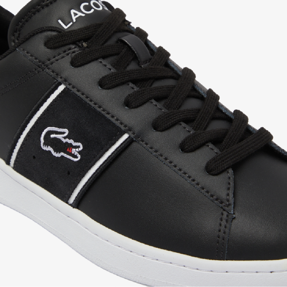 LACOSTE</br>Ανδρικά Sneakers Μαύρο/Λευκό Δέρμα CARNABY SET CGR 748SMA0013312 Lacoste LACOSTE</br>Ανδρικά Sneakers Μαύρο/Λευκό Δέρμα CARNABY SET CGR 748SMA0013312 Lacoste