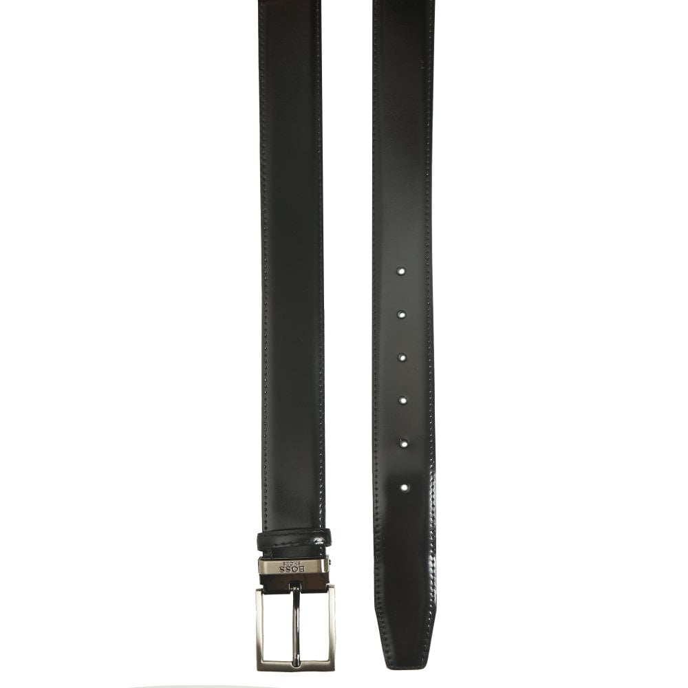 BOSS</br>Boss CB007 FLORENTIC Ανδρική Ζώνη Μαύρο Δέρμα