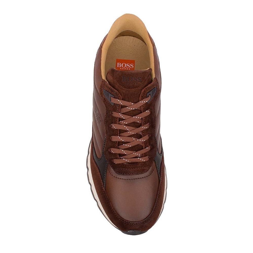 BOSS</br>Boss CD221 RENNA Ανδρικά Sneakers Κονιάκ Δέρμα