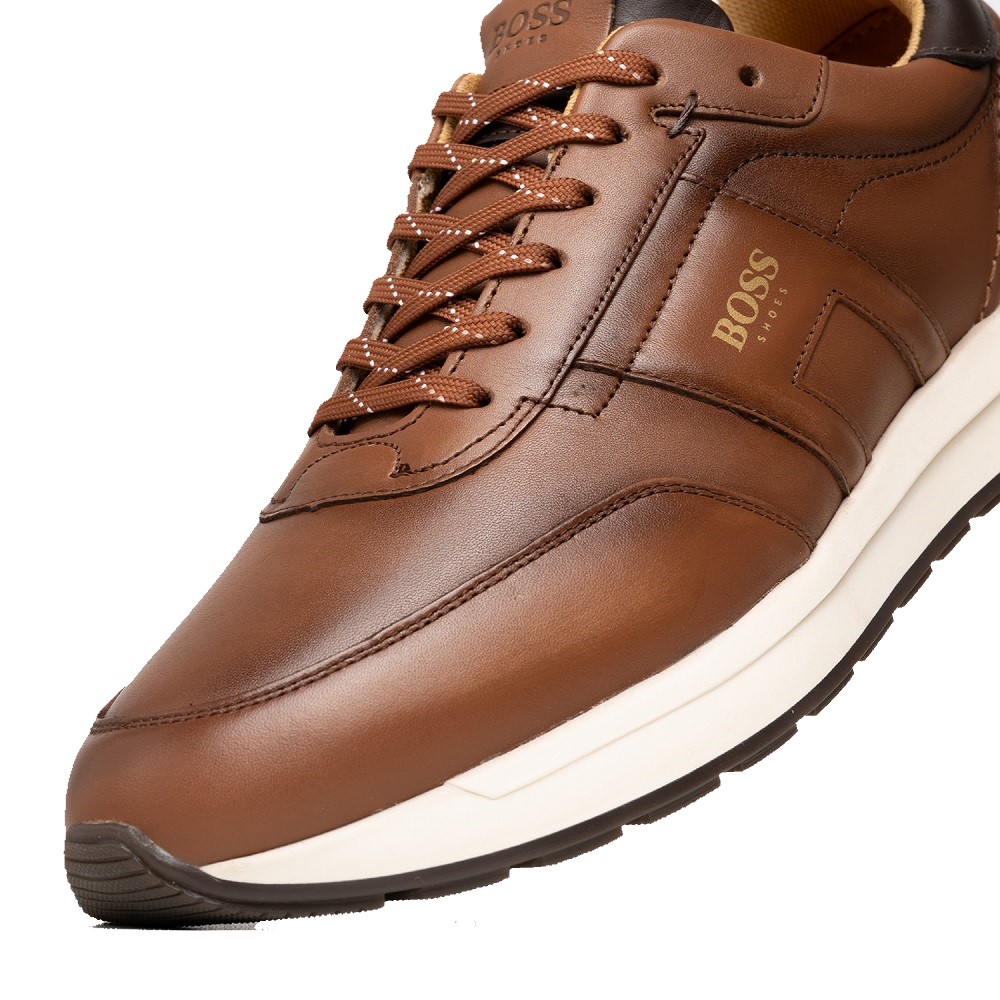 BOSS</br>Boss CD321 BURN Ανδρικά Sneakers Κονιάκ Δέρμα BOSS</br>Boss CD321 BURN Ανδρικά Sneakers Κονιάκ Δέρμα