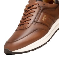 Boss CD321 BURN Ανδρικά Sneakers Κονιάκ Δέρμα