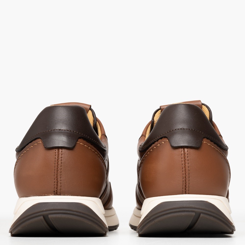 BOSS</br>Boss CD321 BURN Ανδρικά Sneakers Κονιάκ Δέρμα BOSS</br>Boss CD321 BURN Ανδρικά Sneakers Κονιάκ Δέρμα