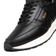Boss CD321 GARDA Ανδρικά Sneakers Μαύρο Δέρμα