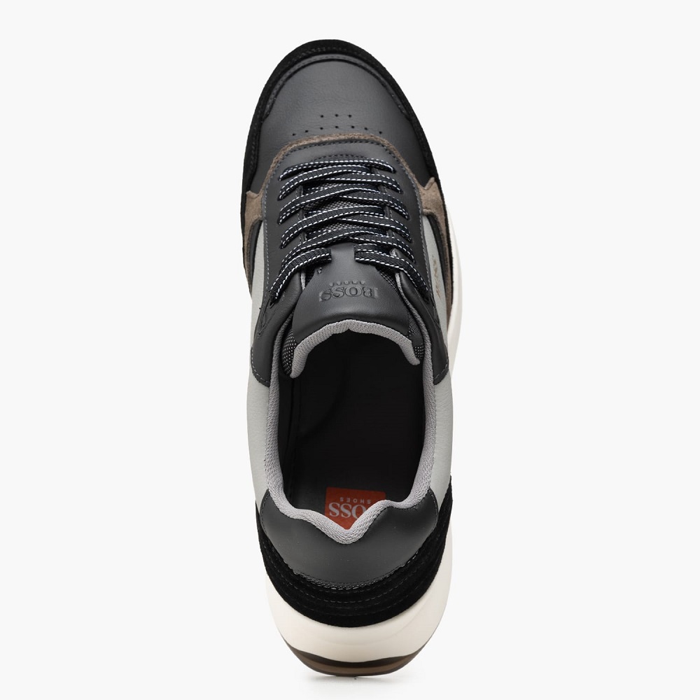 BOSS</br>Boss CE124 FLORENCE Ανδρικά Sneakers Μαύρο/Γκρι Δέρμα