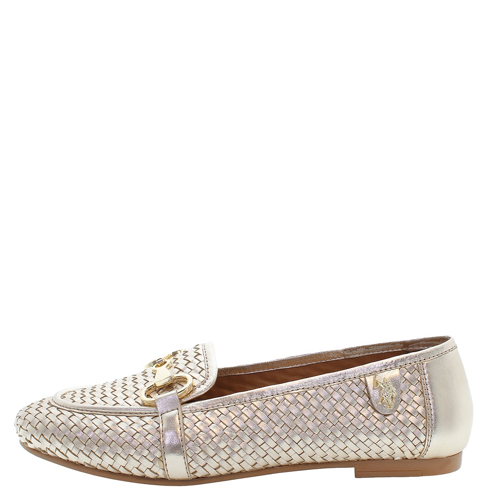 U.S. POLO ASSN.</br>Γυναικεία Loafers Χρυσό Δέρμα CHERY001B-GOL001 U.S. Polo Asnn U.S. POLO ASSN.</br>Γυναικεία Loafers Χρυσό Δέρμα CHERY001B-GOL001 U.S. Polo Asnn