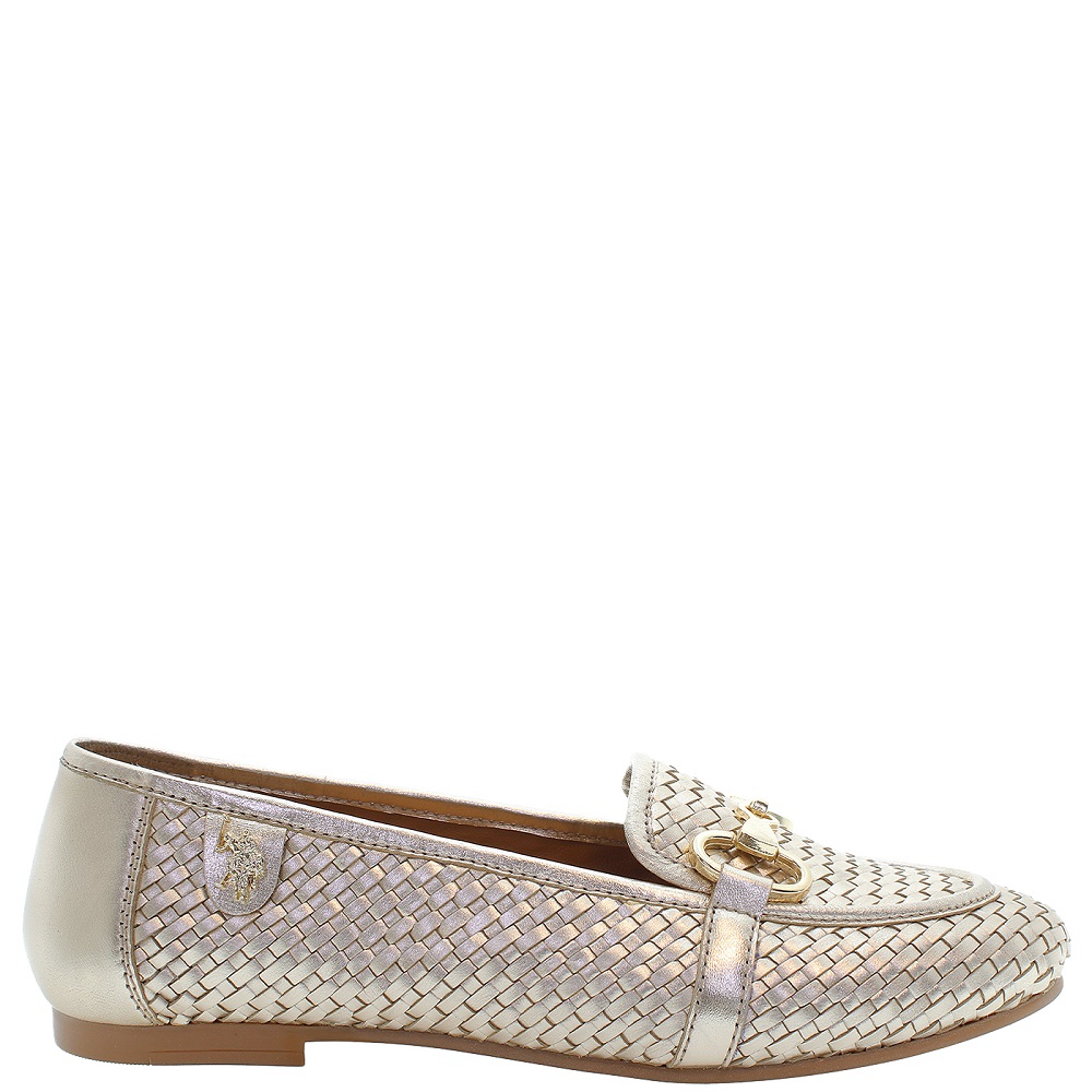 U.S. POLO ASSN.</br>Γυναικεία Loafers Χρυσό Δέρμα CHERY001B-GOL001 U.S. Polo Asnn U.S. POLO ASSN.</br>Γυναικεία Loafers Χρυσό Δέρμα CHERY001B-GOL001 U.S. Polo Asnn