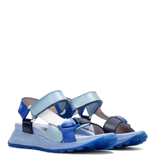 Hispanitas CHV253896 Γυναικεία Σανδάλια Γαλάζιο Δέρμα