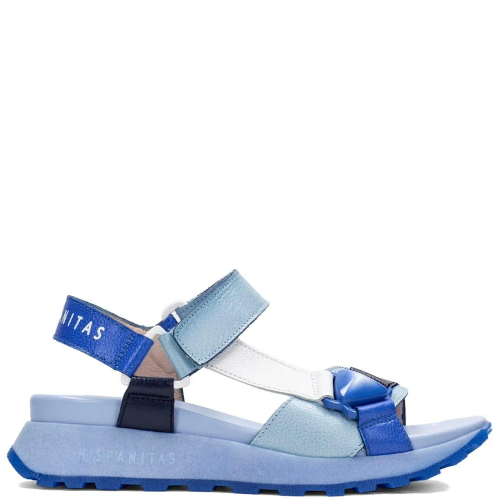 Hispanitas CHV253896 Γυναικεία Σανδάλια Γαλάζιο Δέρμα