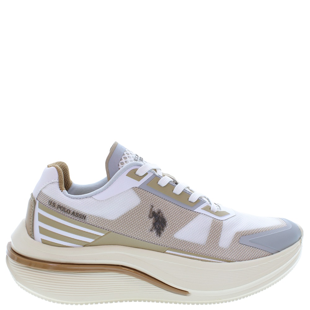 U.S. POLO ASSN.</br>U.S. Polo Assn. CLAUDE006-WHI-BEI01 Γυναικεία Sneakers Λευκό/Μπεζ