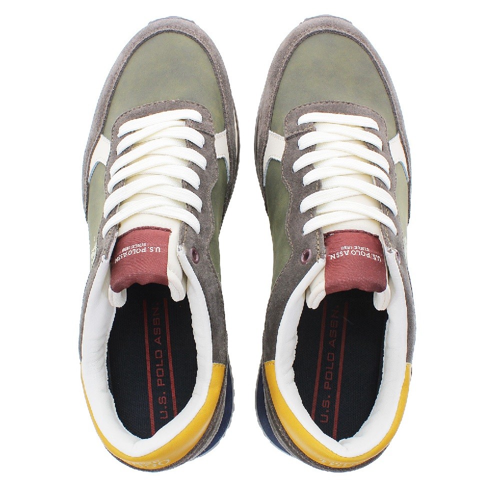 U.S. POLO ASSN.</br>Ανδρικά Sneakers Χακί CLEEF005-DBR-TAU01 U.S. Polo Assn. U.S. POLO ASSN.</br>Ανδρικά Sneakers Χακί CLEEF005-DBR-TAU01 U.S. Polo Assn.