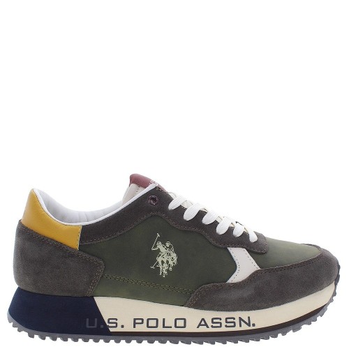 Ανδρικά Sneakers Χακί CLEEF005-DBR-TAU01 U.S. Polo Assn.