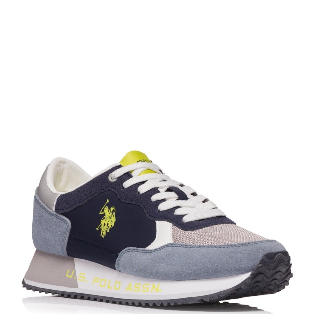 U.S. POLO ASSN.</br>Ανδρικά Sneakers Μπλε/Γκρι CLEEF006-DBL-LGR04 U.S. Polo Assn. U.S. POLO ASSN.</br>Ανδρικά Sneakers Μπλε/Γκρι CLEEF006-DBL-LGR04 U.S. Polo Assn.