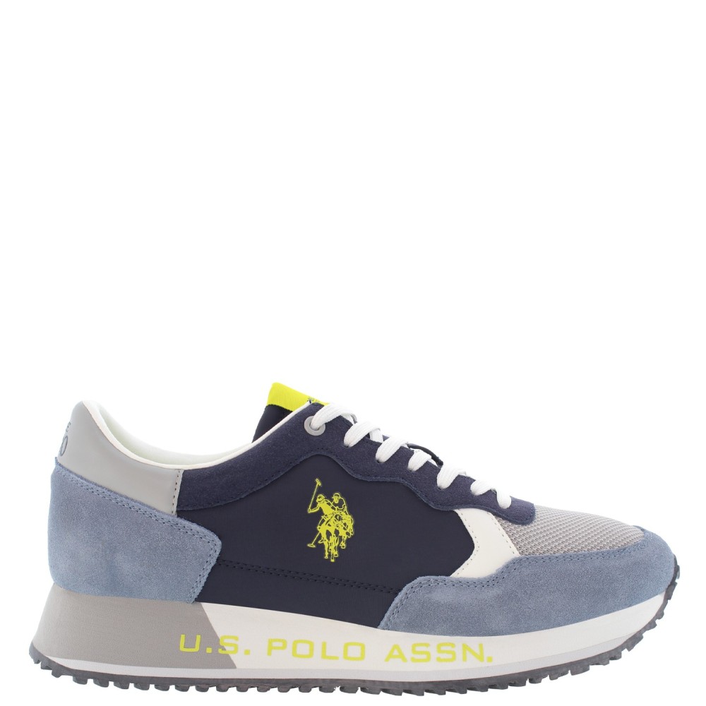 U.S. POLO ASSN.</br>Ανδρικά Sneakers Μπλε/Γκρι CLEEF006-DBL-LGR04 U.S. Polo Assn. U.S. POLO ASSN.</br>Ανδρικά Sneakers Μπλε/Γκρι CLEEF006-DBL-LGR04 U.S. Polo Assn.