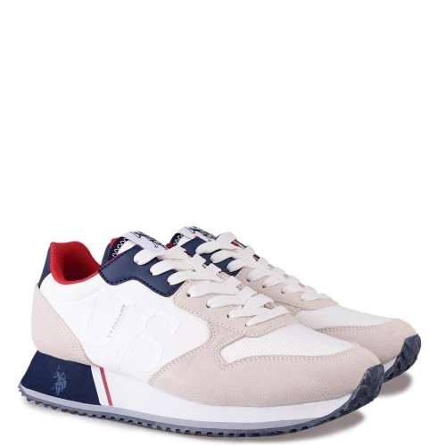 Ανδρικά Sneakers Λευκό/Μπλε CLEEF008-WHI-BLU04 U.S. Polo Assn. Ανδρικά Sneakers Λευκό/Μπλε CLEEF008-WHI-BLU04 U.S. Polo Assn.