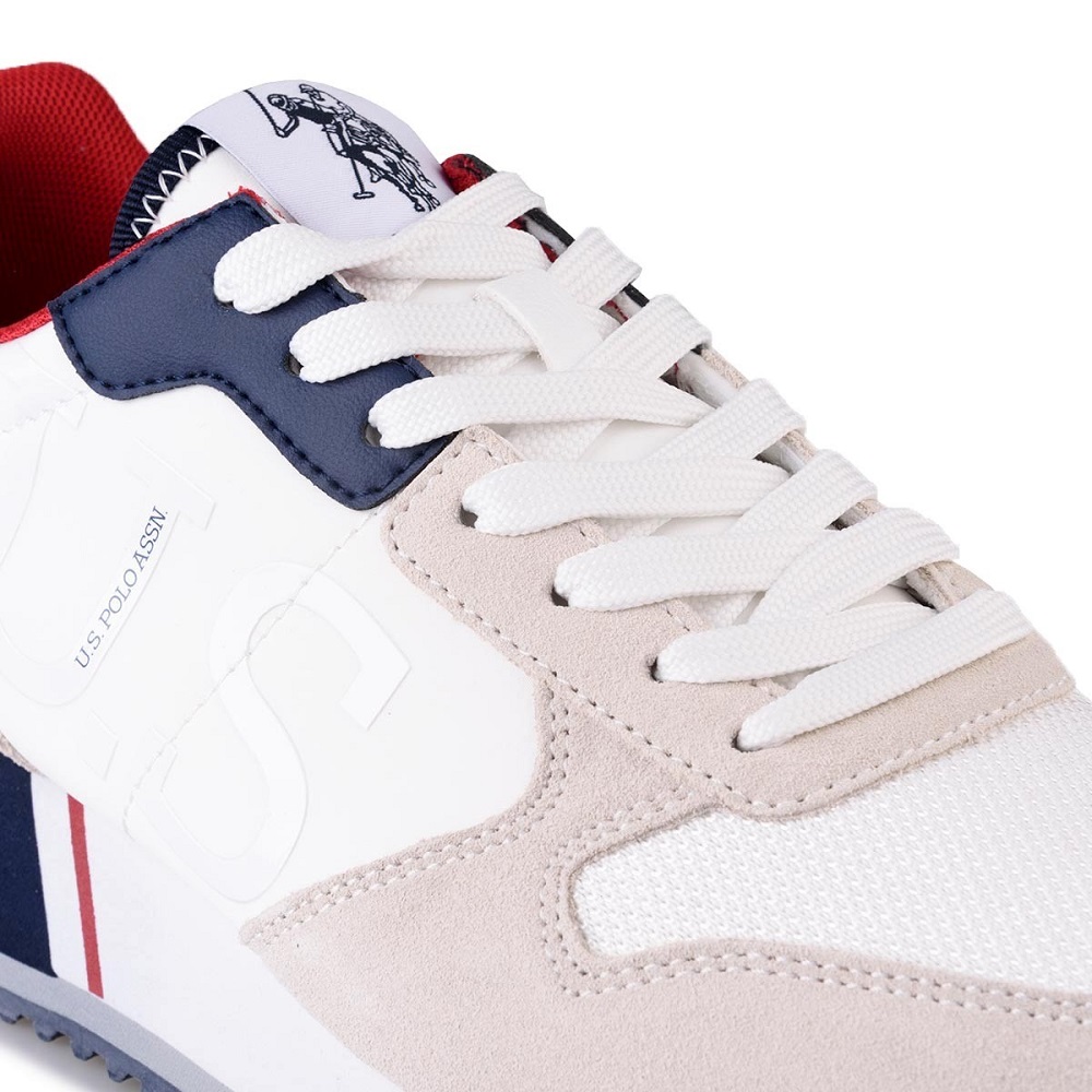 U.S. POLO ASSN.</br>Ανδρικά Sneakers Λευκό/Μπλε CLEEF008-WHI-BLU04 U.S. Polo Assn. U.S. POLO ASSN.</br>Ανδρικά Sneakers Λευκό/Μπλε CLEEF008-WHI-BLU04 U.S. Polo Assn.