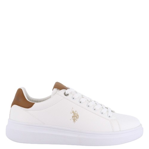 U.S. Polo Assn. CODY010B-WHI-CUO01 Ανδρικά Sneakers Λευκό/Ταμπά