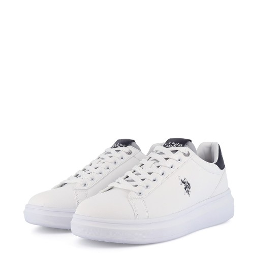 U.S. Polo Assn. CODY010C-WHI-BLK01 Ανδρικά Sneakers Λευκό/Μαύρο