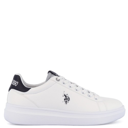U.S. Polo Assn. CODY010C-WHI-BLK01 Ανδρικά Sneakers Λευκό/Μαύρο