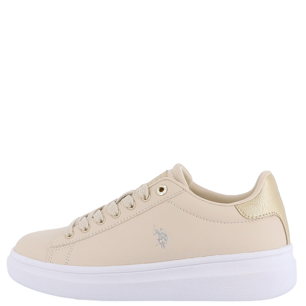 U.S. POLO ASSN.</br>U.S. Polo Assn. CODY016-CRE-GOL02 Γυναικεία Sneakers Μπεζ/Χρυσό