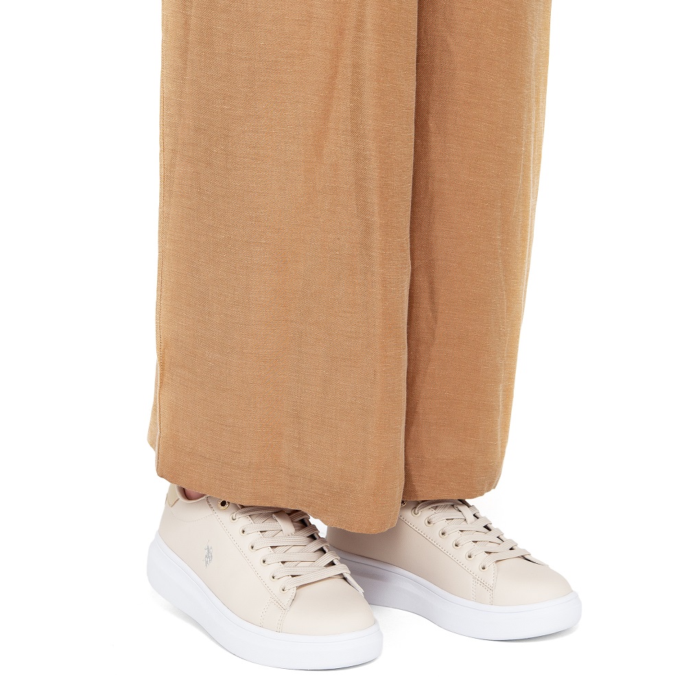 U.S. POLO ASSN.</br>U.S. Polo Assn. CODY016-CRE-GOL02 Γυναικεία Sneakers Μπεζ/Χρυσό