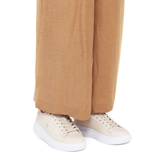 U.S. Polo Assn. CODY016-CRE-GOL02 Γυναικεία Sneakers Μπεζ/Χρυσό