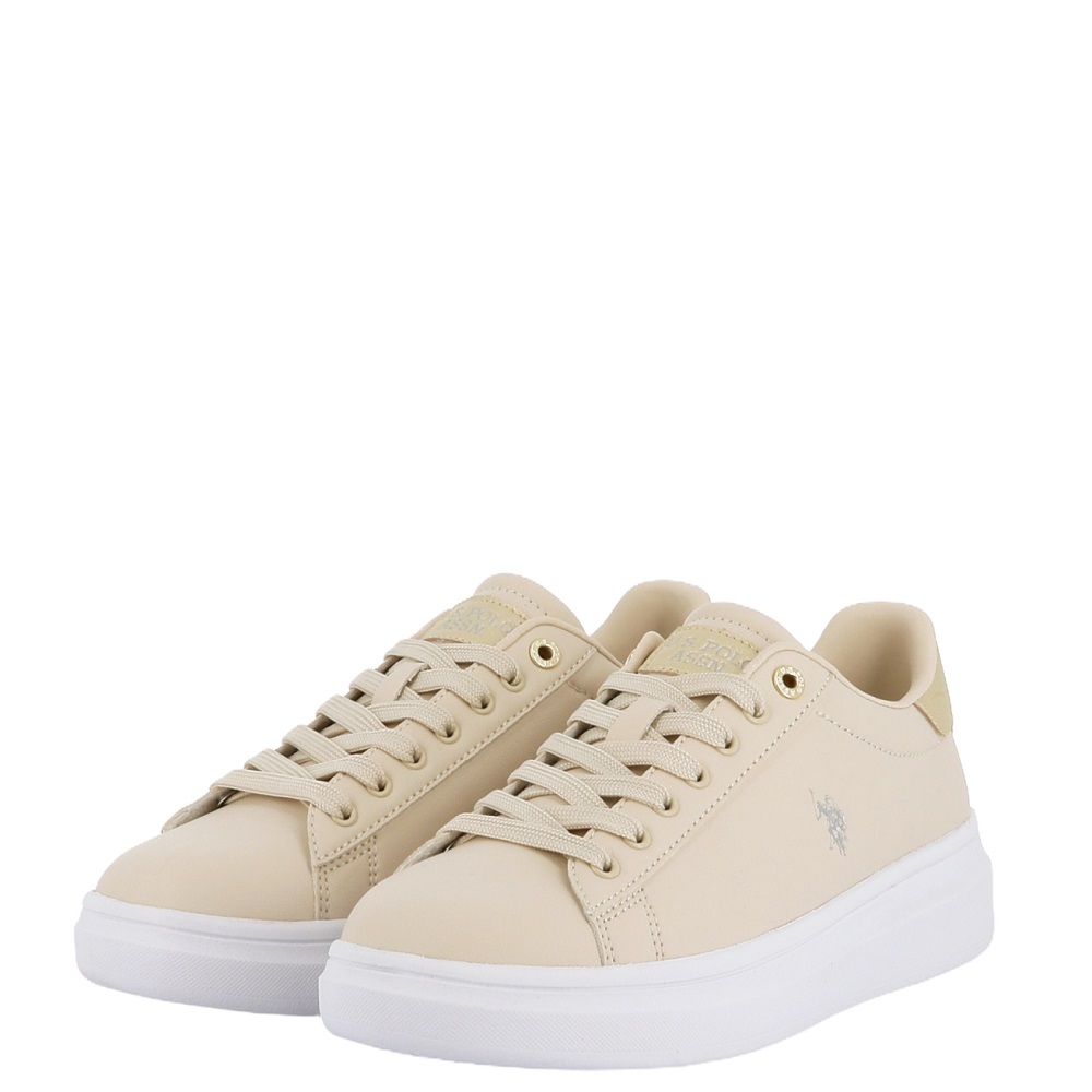 U.S. POLO ASSN.</br>U.S. Polo Assn. CODY016-CRE-GOL02 Γυναικεία Sneakers Μπεζ/Χρυσό