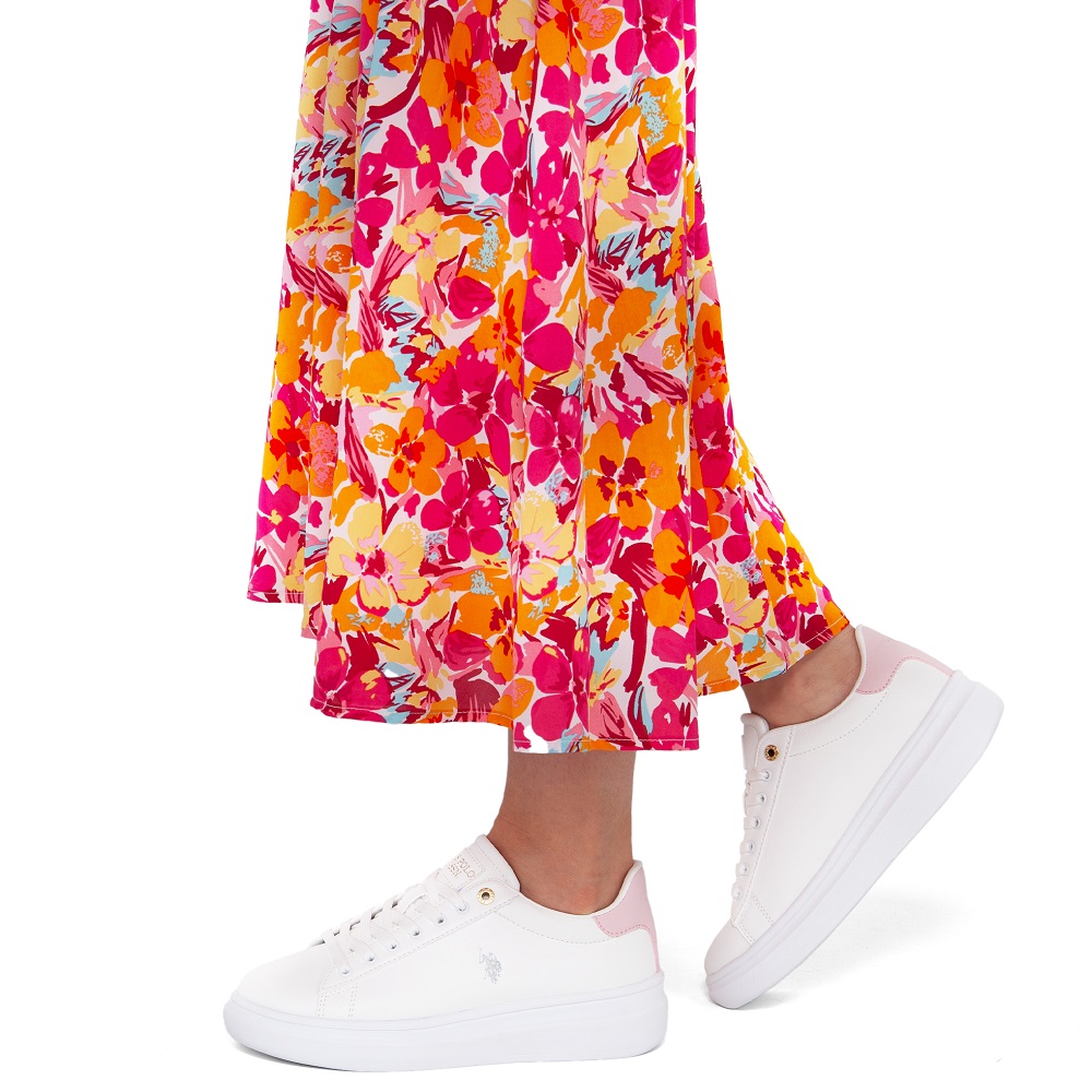 U.S. POLO ASSN.</br>U.S. Polo Assn. CODY016-WHI-PIN01 Γυναικεία Sneakers Λευκό/Ροζ