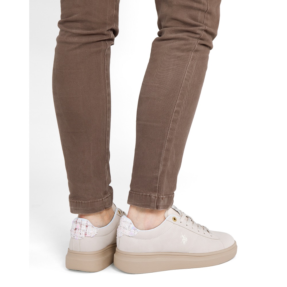 U.S. POLO ASSN.</br>U.S. Polo Assn. CODY023-LBE003 Γυναικεία Sneakers Μπεζ