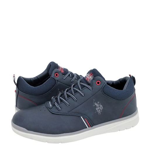 Ανδρικά Δετά Παπούτσια Μπλε CREE-DKBL U.S. Polo Assn. Ανδρικά Δετά Παπούτσια Μπλε CREE-DKBL U.S. Polo Assn.