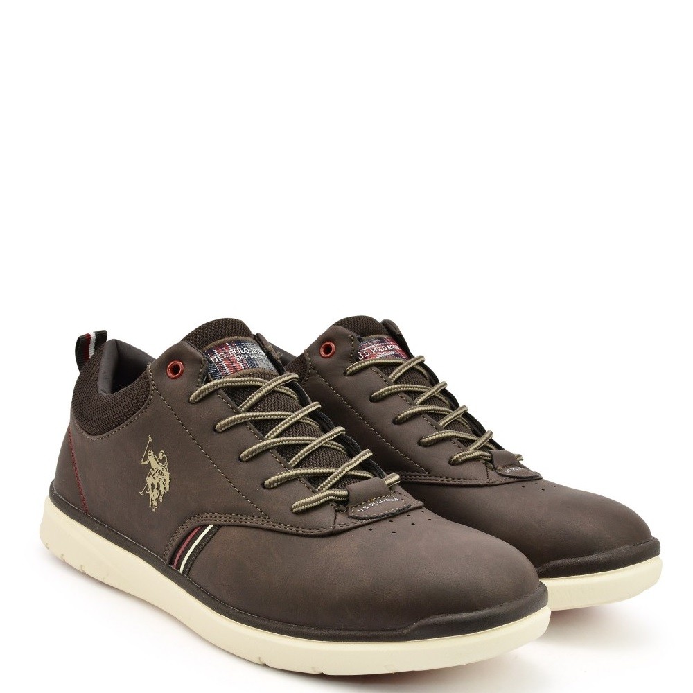 U.S. POLO ASSN.</br>Ανδρικά Δετά Παπούτσια Καφέ CREE-DΚBR U.S. Polo Assn. U.S. POLO ASSN.</br>Ανδρικά Δετά Παπούτσια Καφέ CREE-DΚBR U.S. Polo Assn.