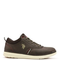 Ανδρικά Δετά Παπούτσια Καφέ CREE-DΚBR U.S. Polo Assn.