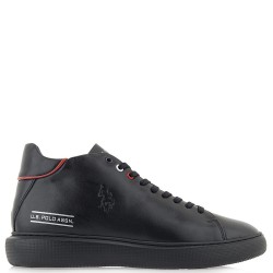 Ανδρικά Μποτάκια Μαύρο Δέρμα CRYME004-LTH-BLK U.S. Polo Assn.