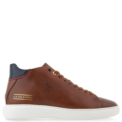 Ανδρικά Μποτάκια Ταμπά Δέρμα CRYME004-LTH-CUO U.S. Polo Assn. Ανδρικά Μποτάκια Ταμπά Δέρμα CRYME004-LTH-CUO U.S. Polo Assn.