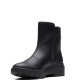 CLARKS</br>Γυναικεία Μποτάκια Μαύρο Δέρμα CALLA MID Clarks CLARKS</br>Γυναικεία Μποτάκια Μαύρο Δέρμα CALLA MID Clarks